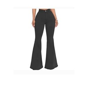 NWOT Bell Bottom Jeans, High Waisted Skinny Flare Pants Wide Leg